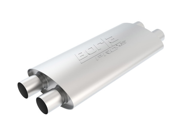 Borla 2.25in Dual In/Out 19in x 9.5in x 4in Turbo XL Muffler 400287
