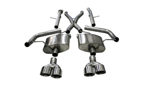 Corsa 18-21 Jeep Grand Cherokee TrackHawk 6.2L Xtreme Cat-Back Dual Rear Exit w/4.5in Polished Tips 21052