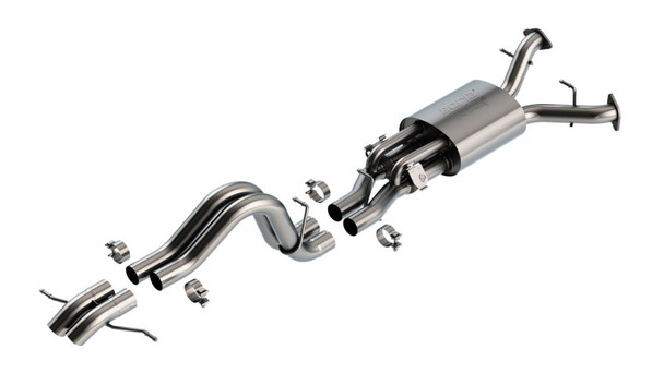 Borla 22-24 Ford Bronco Raptor V6 Turbo AT 2WD / 4WD ATAK Catback Exhaust w/ Turndown Tips 140935