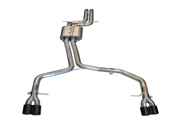 AWE Tuning Audi B8 S5 4.2L Track Edition Exhaust System - Diamond Black Tips 3020-43014