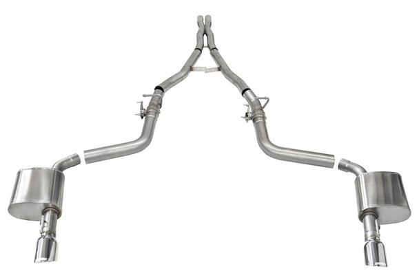 Corsa 15-23 Charger SRT/Hellcat/Redeye 2.75in Valved Catback Dual Rear Exit w/ Single 4.5inPol Tips 21072