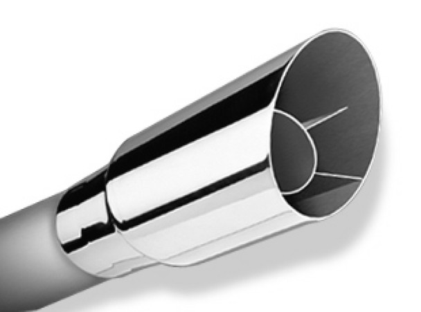 Borla Universal Polished Tip Single Round Angle-Cut (inlet 3in. Outlet 3 1/2in) *NO Returns* 20122