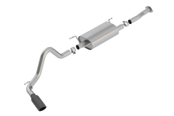 Borla 16-18 Toyota Tacoma 3.5L AT 4DR CC Short Bed S-Type SS Catback Exhaust - Black Chrome Tip 140680BC