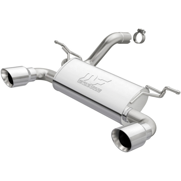 MagnaFlow 2018+ Jeep Wrangler 3.6L Dual Polished Tip Axle-Back Exhaust 19385