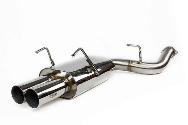 ISR Performance MB SE Type -E Dual Tip Exhaust 89-94 (S13) Nissan 240sx IS-MBSE-S13-TE