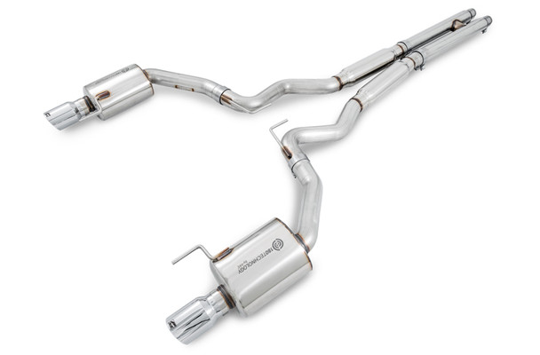AWE Tuning S550 Mustang GT Cat-back Exhaust - Touring Edition (Chrome Silver Tips) 3015-32084