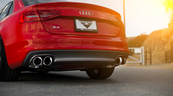 AWE Tuning Audi B8.5 S4 3.0T Touring Edition Exhaust System - Chrome Silver Tips (102mm) 3010-42016