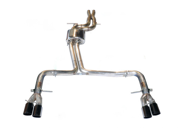 AWE Tuning Audi B8.5 S4 3.0T Track Edition Exhaust - Diamond Black Tips (102mm) 3020-43026