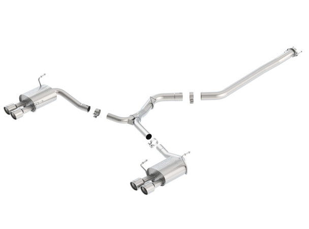 Borla 11-14 Subaru Impreza WRX/STI Sedan 4dr ATAK SS Catback Exhaust 140418
