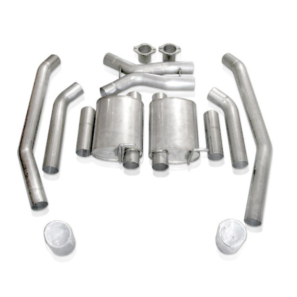 Stainless Works 2005-06 GTO 3in Catback Chambered Mufflers X-Pipe 05GTOTMCB