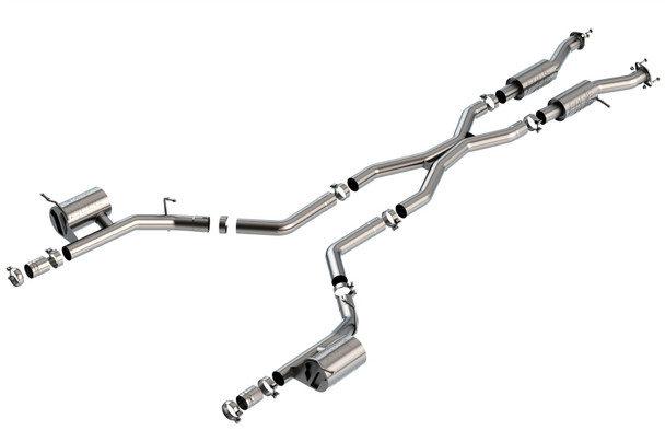 Borla 2021+ Dodge Durango SRT Hellcat 6.2L V8 AWD ATAK Cat-Back Exhaust System - Factory Tips 140888