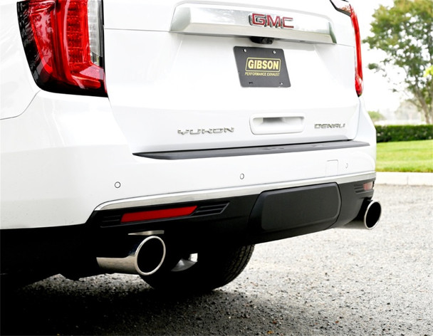 Gibson 21-22 GMC Yukon / Chevrolet Tahoe 5.3L 2/4wd Cat-Back Dual Split Exhaust - Stainless 65717