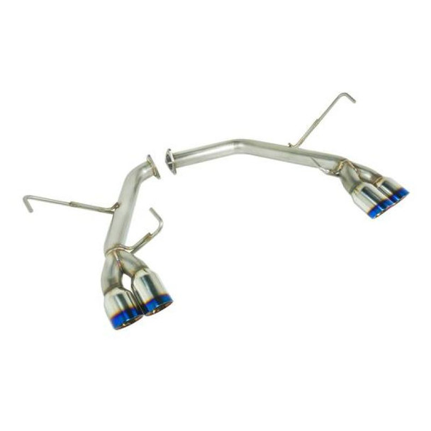 Remark 15-18 Subaru SPT WRX/STI Axle Back Exhaust w/ Burnt Stainless Steel Double Wall Tip RO-TTSP-D
