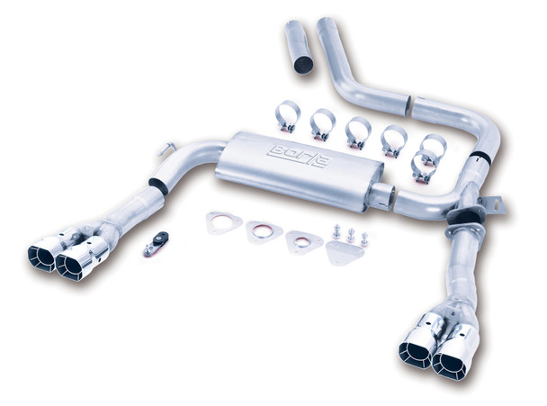 Borla 98-01 CAMARO/TRANS AM 5.7L V8 AT/MT Catback Exhaust Quad Tips 14780
