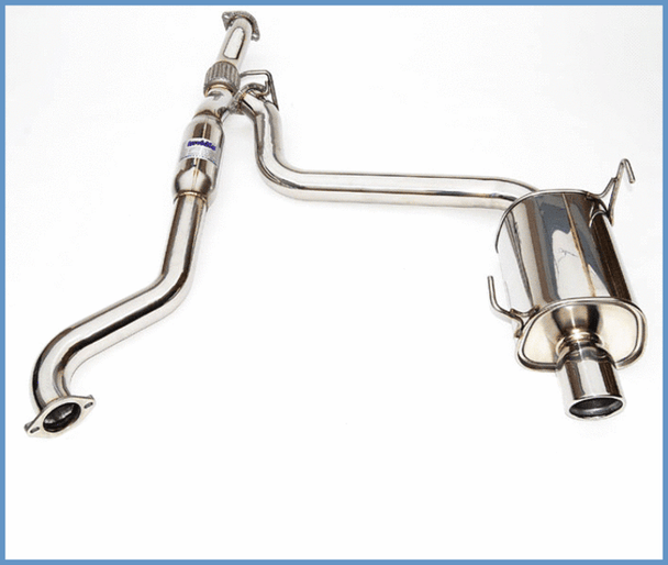 Invidia 15+ Subaru WRX/STI Single Q300 Rolled Stainless Steel Tip Cat-back Exhaust HS15SW4G3S