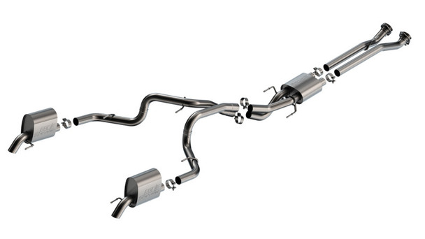 Borla 23-24 Jeep Grand Wagoneer 3.0L I6 Turbo 2.75in S-Type Turndown Tip Catback Exhaust 140976