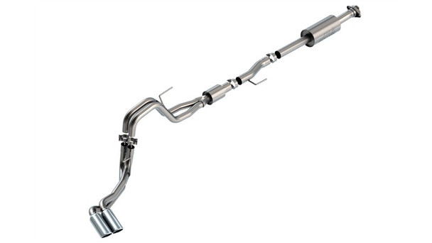 Borla F-150 2021 5.0L 4dr CC SB EC STB Lariat/KR/Platinum/LTD 3/2.25 DSE Cat-Back S-Type CHR Tips 140874