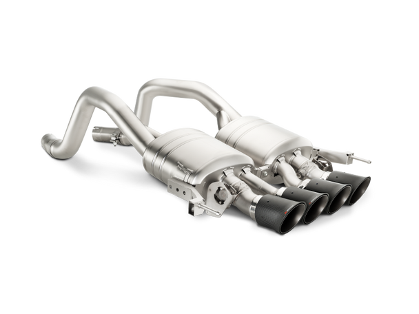 Akrapovic 14-17 Chevrolet Corvette Z06 (C7) Slip-On Line (Titanium) w/ Carbon Tips MTP-CO/TI/2