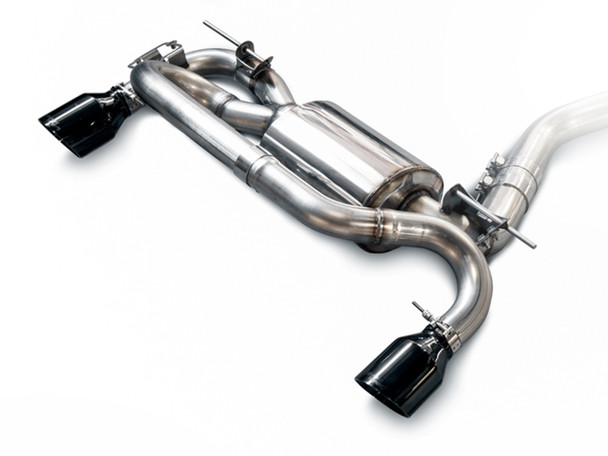 AWE Tuning BMW F22 M235i / M240i Touring Edition Axle-Back Exhaust - Diamond Black Tips (102mm) 3010-33034