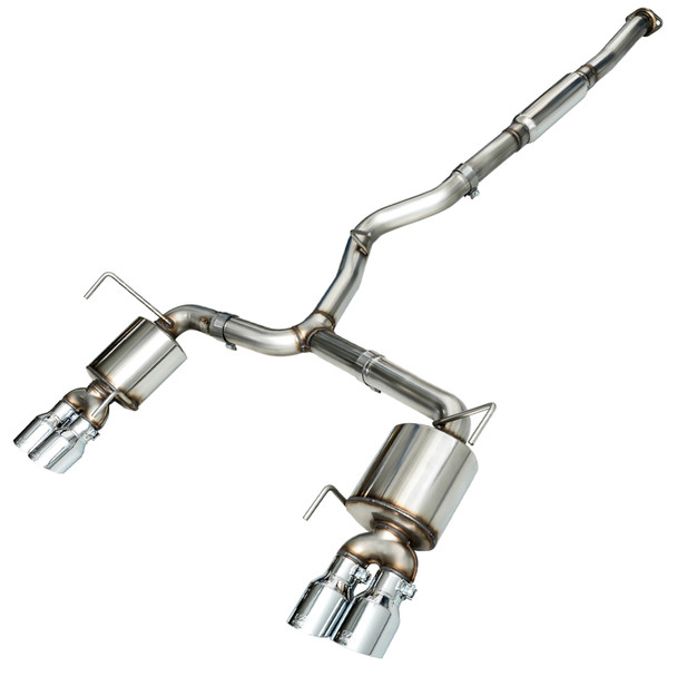 AWE Tuning 2015+ Subaru WRX VA Sedan Touring Edition Exhaust - Chrome Silver Tips (102mm) 3015-42098