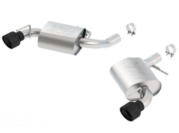 Borla 2016 Chevy Camaro SS V8 AT/MT ATAK Rear Section Exhaust w/o NPP Valves Ceramic Black 11923CB