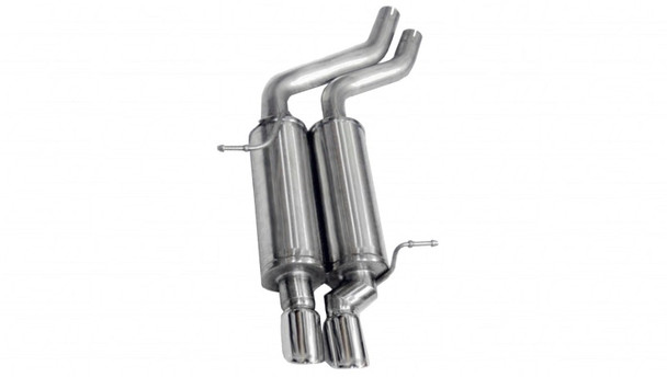 Corsa 2001-2006 BMW 325i/ci Convertible E46 Polished Sport Axle-Back Exhaust 14559