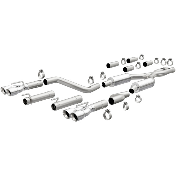 MagnaFlow 2017+ Dodge Challenger 409 SS Polished 3in Quad Tips Cat-Back Exhaust 19367