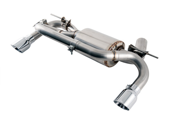 AWE Tuning BMW F3X 340i Touring Edition Axle-Back Exhaust - Chrome Silver Tips (90mm) 3010-32032