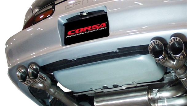 Corsa 1998-2002 Chevrolet Camaro Convertible Z28 5.7L V8 LS1 Polished Sport Cat-Back Exhaust 14143
