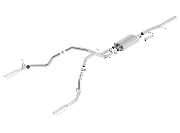 Borla 09-11 Chevrolet Silverado / 09-11 GMC Sierra S-Type SS Catback Exhaust 140429