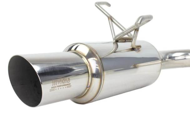 Invidia 2022+ Subaru WRX Single N1 Stainless Steel Tip Cat-Back Exhaust HS22SW4GTP