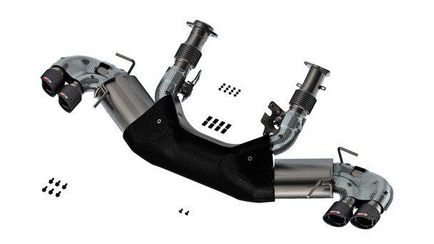 Borla 20-23 Chevy Corvette 6.2L V8 AT w/o NPP 3in ATAK Catback Exhaust - Carbon Fiber Tips 140841CF