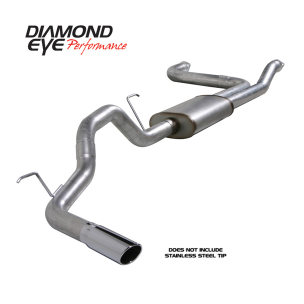 Diamond Eye KIT 3-1/2in CB SGL GAS AL NISSAN TITAN 5.6L 07-10 K3520A