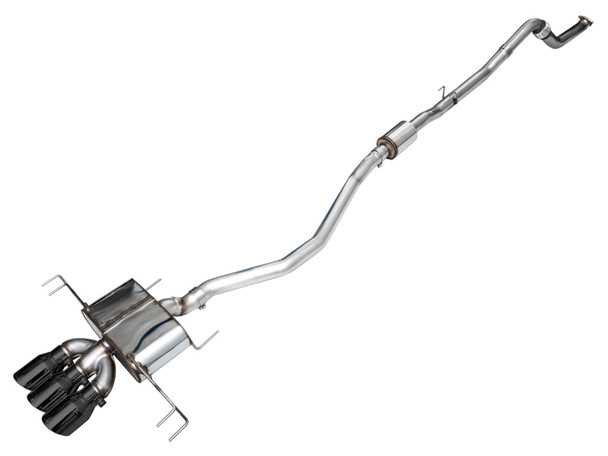 AWE Tuning 2023 Honda Civic Type R FL5 Touring Edition Exhaust w/ Triple Diamond Black Tips 3015-53287