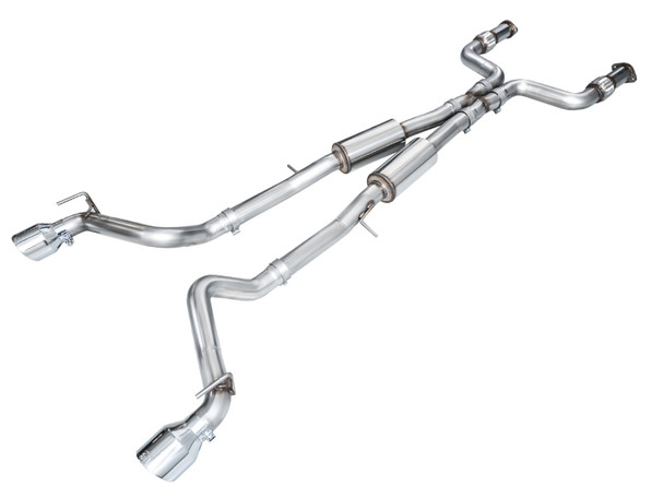 AWE 2023 Nissan Z RZ34 RWD Track Edition Catback Exhaust System w/ Chrome Silver Tips 3020-32400