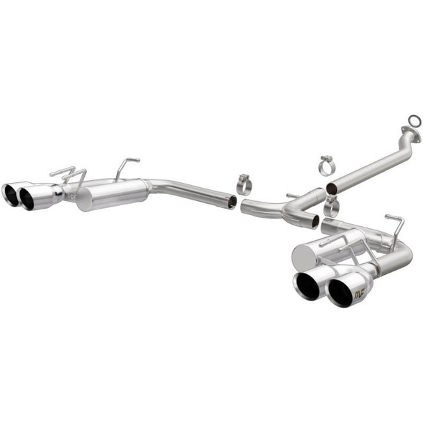 MagnaFlow 18-19 Toyota Camry XSE 2.5L (FWD) Street Series Cat-Back Exhaust w/4in Polished Quad Tips 19494