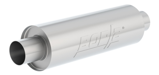 Borla XR-1 Racing Sportsman 2.5IN Outlet / 2.5IN Inlet / 5IN x 15IN Round Muffler 401392