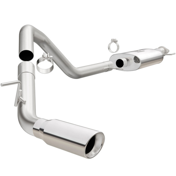 MagnaFlow 15-16 Ford Expedition V6 3.5L Cat-Back, SS, 4in Tip Single Psgr Side Exit 19051