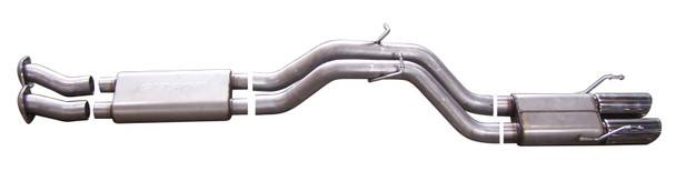 Gibson 06-10 Jeep Grand Cherokee SRT8 6.1L 3in Cat-Back Dual Exhaust - Aluminized 17405