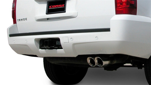 Corsa 2007-2008 Chevrolet Tahoe 5.3L V8 Polished Sport Cat-Back Exhaust 14207