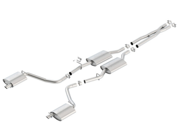 Borla 15-16 Dodge Charger 3.6L V6 ATAK Cat Back Exhaust (Uses Factory Valence) 140686