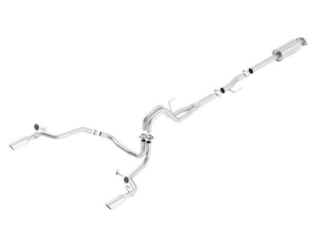 Borla 15-16 Ford F-150 3.5L EcoBoost Ext. Cab Std. Bed Catback Exhaust ATAK Single Split Rear Exit 140616