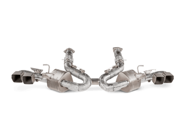 Akrapovic 2020+ Chevrolet Corvette C8 Slip-On Line (Titanium) S-CO/TI/3