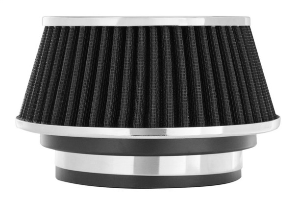 Spectre Adjustable Conical Air Filter 2-1/2in. Tall (Fits 3in. / 3-1/2in. / 4in. Tubes) - Black 8161