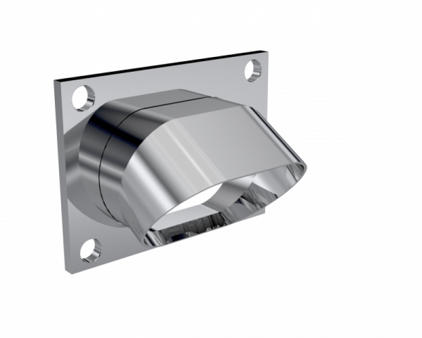 QTP Bolt-On QTEC Low Profile Oval Turn Down 11339