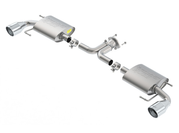 Borla 14-16 Mazda 3 2.0/2.5L AT/MT FWD S-Type Cat-Back Exhaust Single Split Rear Exit 11918