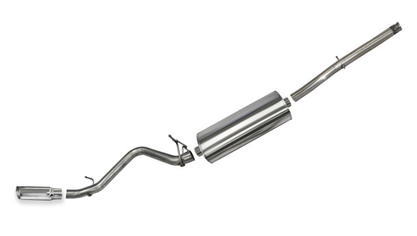 Corsa 2014-19 Chevy Silverado Cred Cab/Standard Bed 1500 5.3L V8 Polished Sport Single Side Exhaust 24874