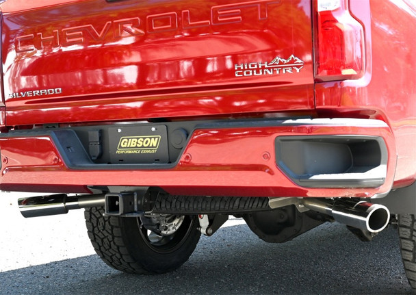 Gibson 20-22 Silverado/GMC Sierra 2500 HD 6.6L Crew Cab (Long Bed) Cat-Back Dual Extreme Exhaust 65714