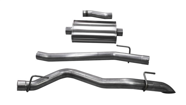 Corsa 2020-2024 Jeep Gladiator JT 3.0in Cat-Back Single Side Exit w/ Turn Down Tip 21061