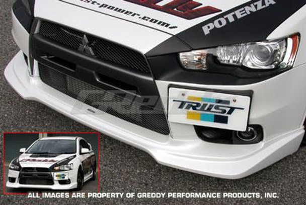GReddy 08+ Mitsubishi Evolution X Urethane Front Lip Spoiler 17030014